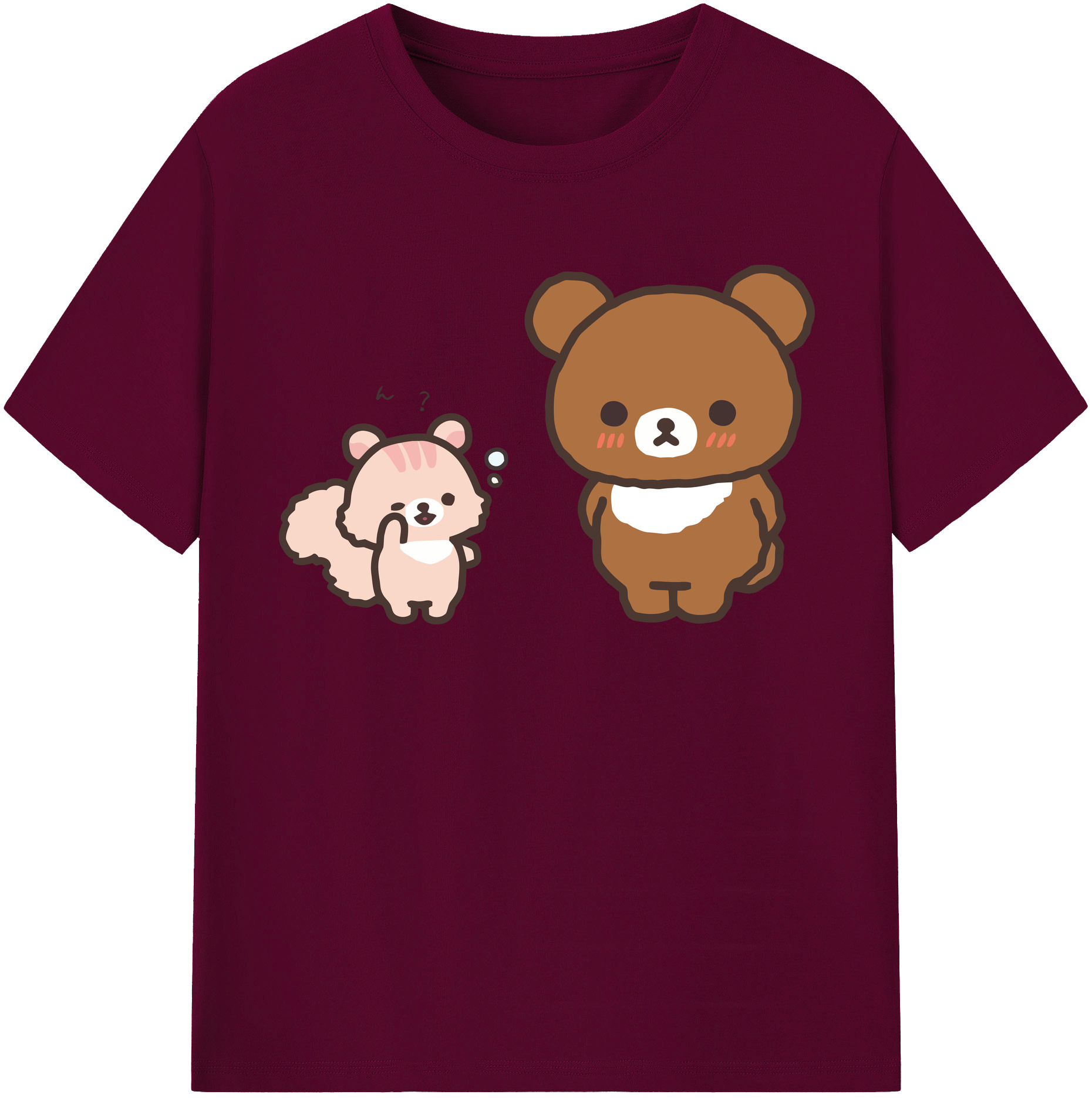 （画像用） リラックマ リラックマ キイロイトリ Rilakkuma Korilakkuma Kiiroitori レディースカジュアルプリントTシャツ（綿100％）
